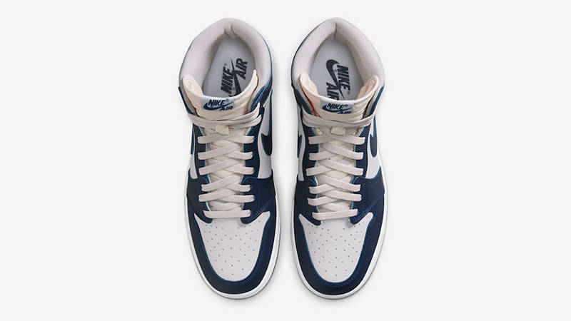Кросівки чоловічі Jordan 1 Retro High White (BQ4422-161) — фото 4