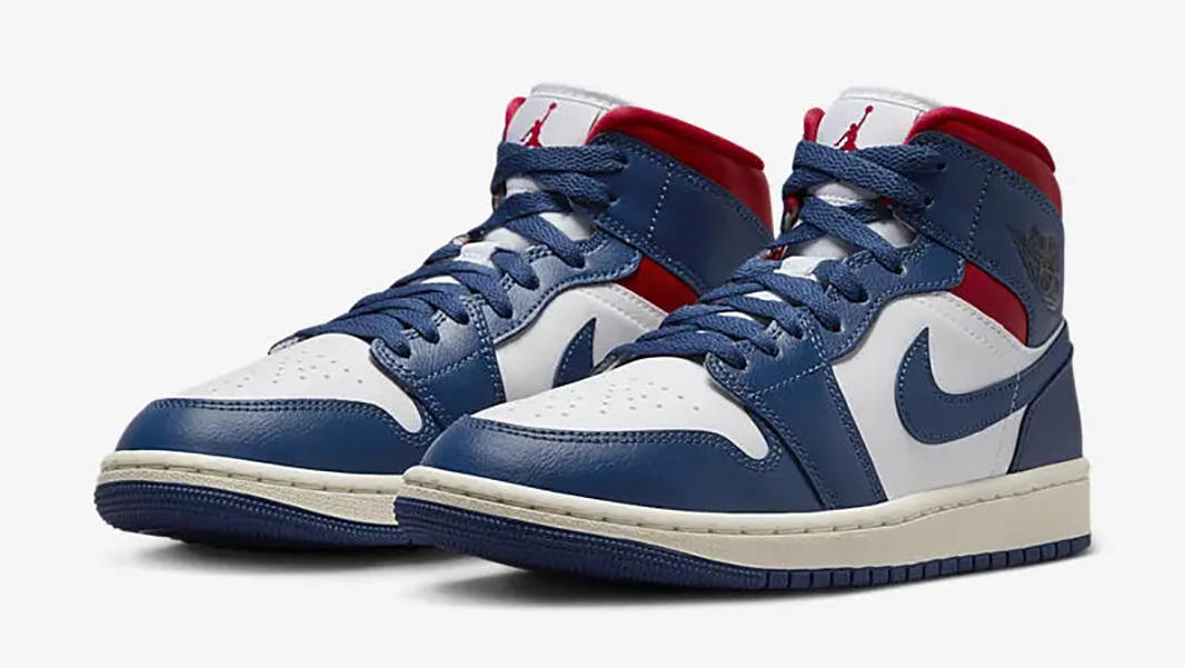 Nike Wmns Air Jordan 1 Mid 'French Blue' — фото 3