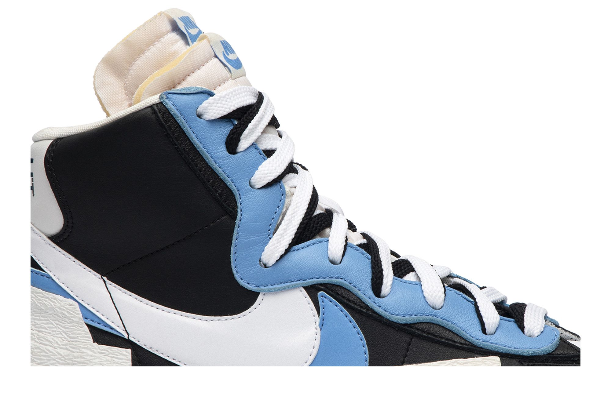 Кросівки Nike blazer mid sacai black blue — фото 3