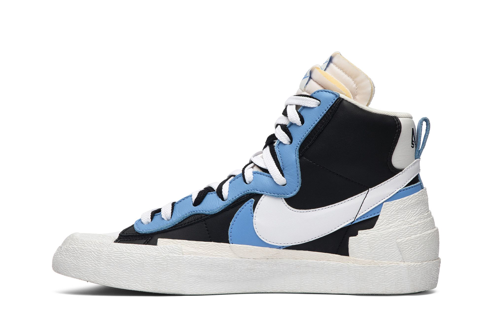 Кросівки Nike blazer mid sacai black blue — фото 4