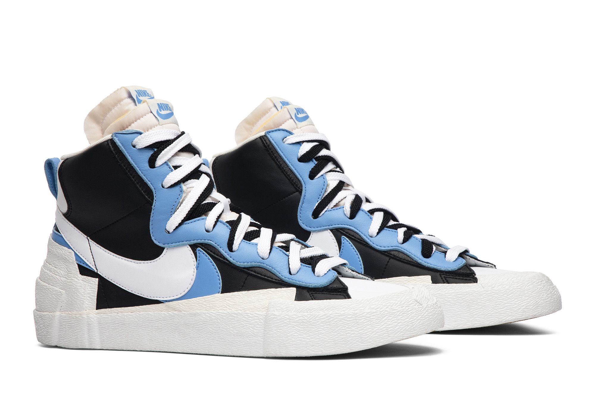 Кросівки Nike blazer mid sacai black blue — фото 9