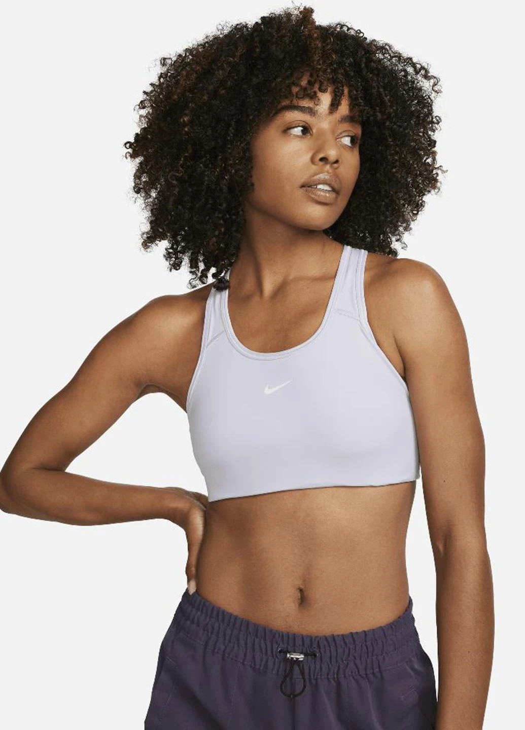 Спортивний топ жіночий Nike Swooshwomen's Medium-Support 1-Piece Pad Sports Bra (BV3636-536) — фото 1