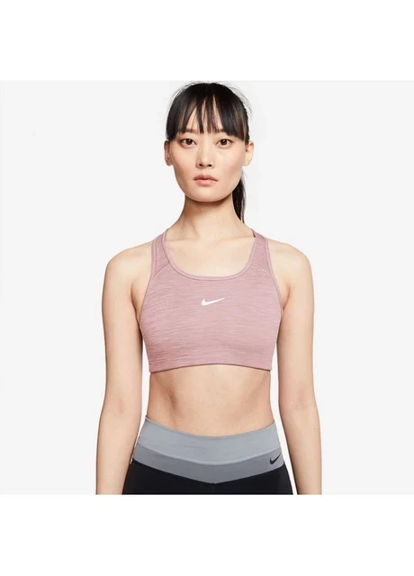 Спортивний топ жіночий Nike Swoosh Bra Pad Beige (BV3636-631) — фото 2