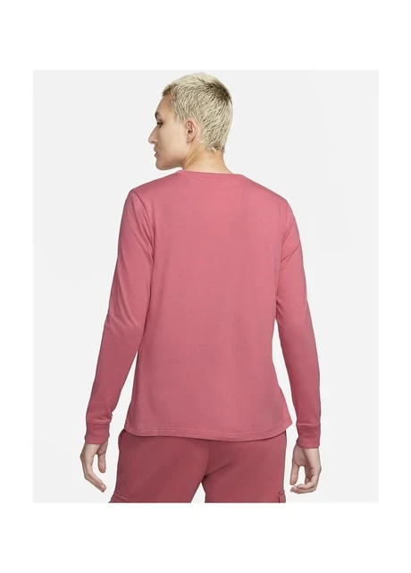 Лосіни жіночі Nike Womens Long-Sleeve T-Shirt Pink (BV6171-622) — фото 4