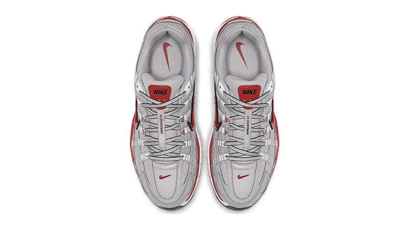 Кросівки чоловічі Nike P-6000 Flat Silver/Red (CD6404-001) — фото 4