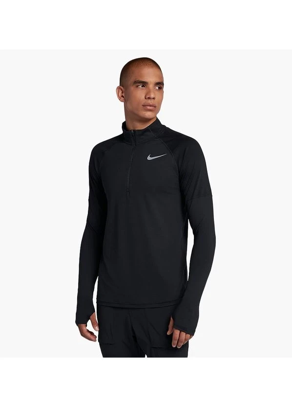 Кофта чоловіча Nike Element Dri Fit Half Zip Running Black (CD8273-010) — фото 1