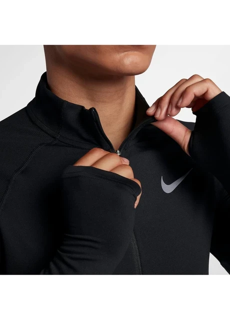 Кофта чоловіча Nike Element Dri Fit Half Zip Running Black (CD8273-010) — фото 4