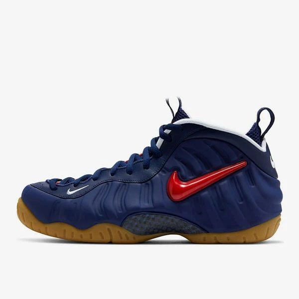 Баскетбольні кросівки чоловічі Nike Air Foamposite Pro Navy Red (CJ0325-400) — фото 1