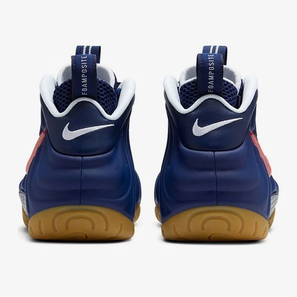 Баскетбольні кросівки чоловічі Nike Air Foamposite Pro Navy Red (CJ0325-400) — фото 5