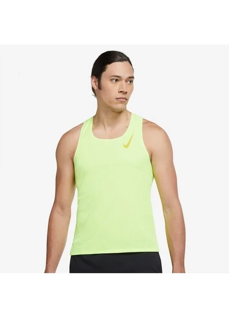 Майка чоловіча Nike Aeroswift Singlet Yellow (CJ7835-702) — фото 3