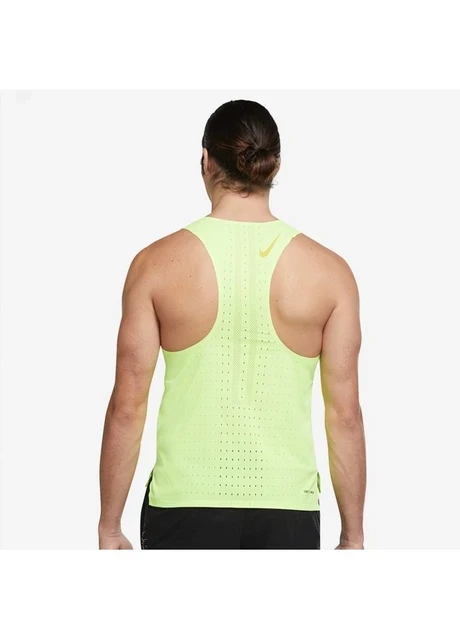 Майка чоловіча Nike Aeroswift Singlet Yellow (CJ7835-702) — фото 4