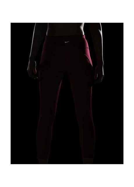 Лосіни жіночі Nike Womens Mid-Rise Crop Pocket Running Leggings Red Cn8043-615 (CN8043-615) — фото 3