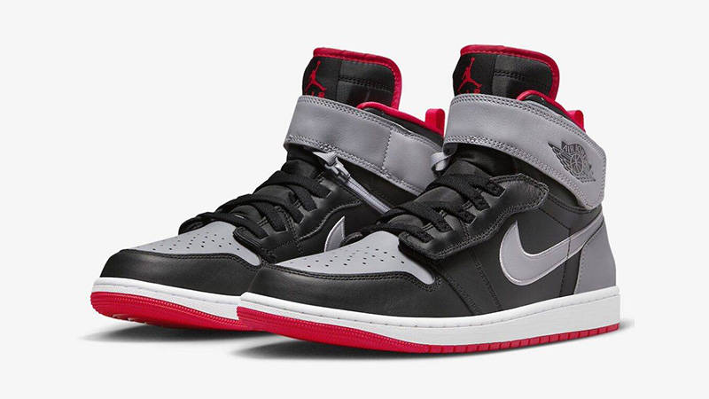 Кросівки чоловічі Jordan 1 Hi Flyease Black/Grey (CQ3835-010) — фото 3