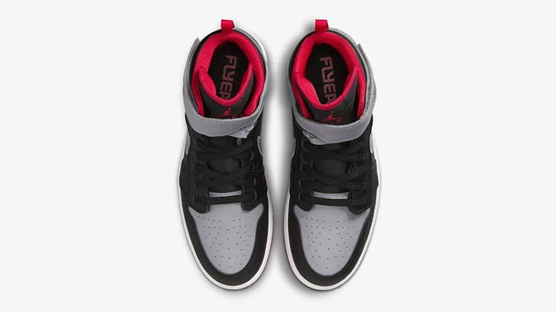Кросівки чоловічі Jordan 1 Hi Flyease Black/Grey (CQ3835-010) — фото 4