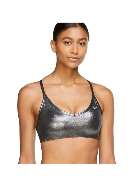 Спортивний топ жіночий Nike Swoosh Icnclsh Shmr Bra (CT3791-010) — фото 3