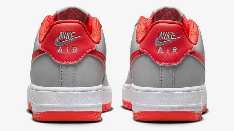 Кросівки дитячі Nike Air Force 1 GS 'Light Smoke Bright Crimson' — фото 5