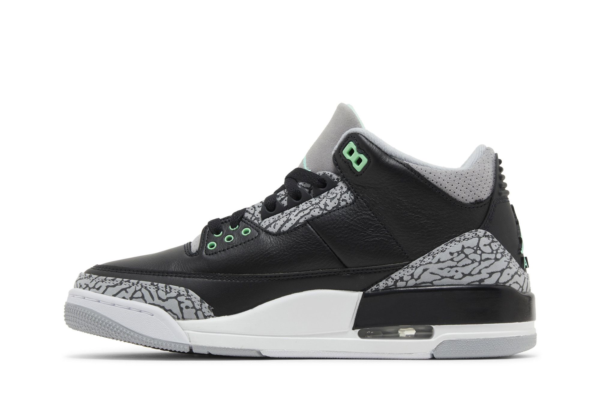 Кросівки чоловічі Jordan 3 Retro Black/Grey (CT8532-031) — фото 4
