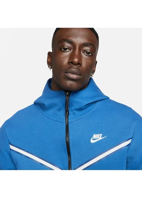Бомбер чоловічий Nike Tech Fleece Hoodie (CU4489-010) — фото 3