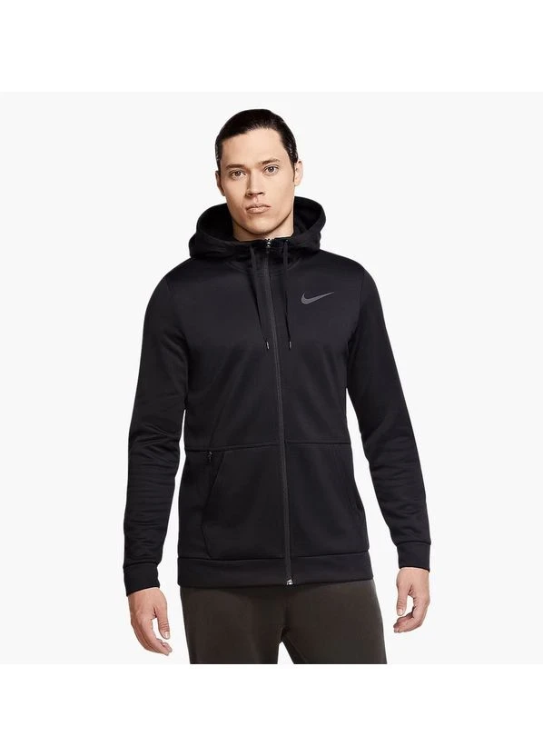 Бомбер чоловічий Nike Therma Full-Zip Hoodie Black (CU6231-010) — фото 1