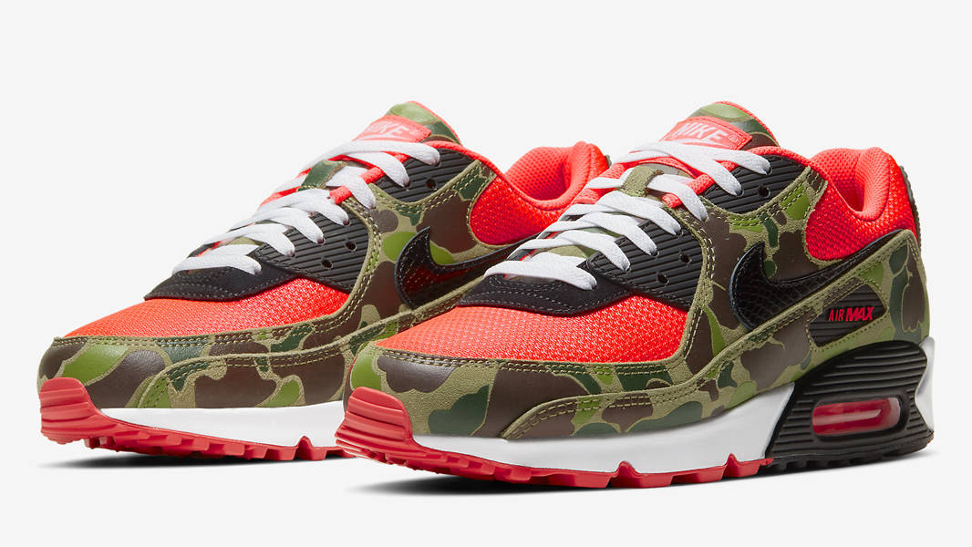 Кросівки Nike Air Max 90 Dark Sage and Solar Red — фото 3