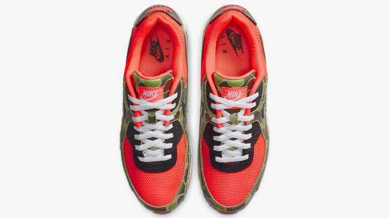Кросівки Nike Air Max 90 Dark Sage and Solar Red — фото 4