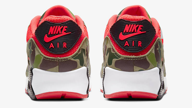 Кросівки Nike Air Max 90 Dark Sage and Solar Red — фото 5