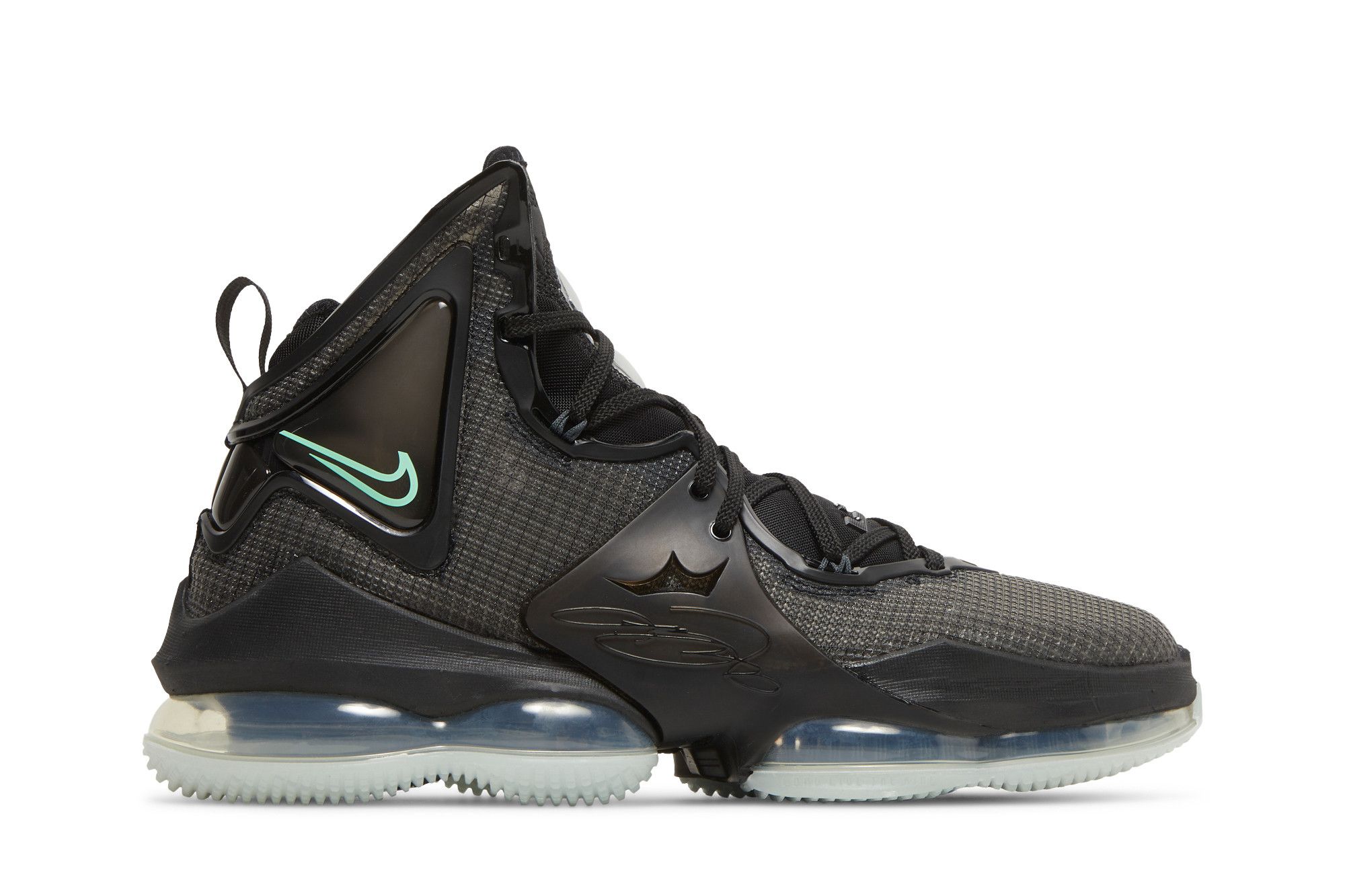 Кросівки чоловічі Nike Lebron Xix Black Green Glow (CZ0203-003) — фото 1