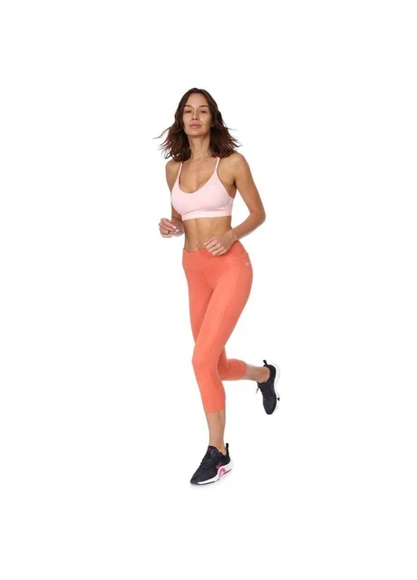 Лосіни жіночі Nike Dri Fit Fast Crop Orange (CZ9238-827) — фото 3