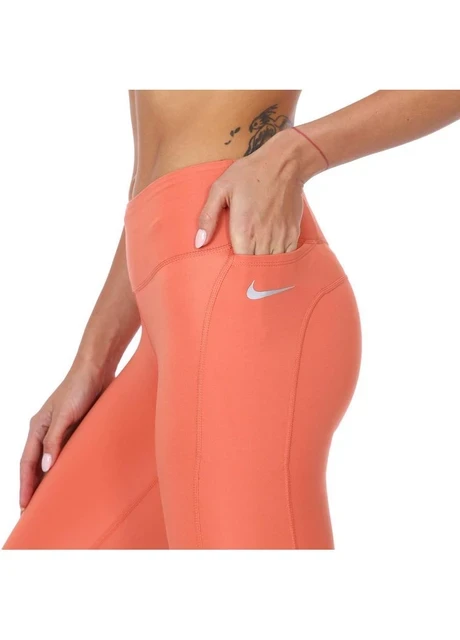 Лосіни жіночі Nike Dri Fit Fast Crop Orange (CZ9238-827) — фото 5