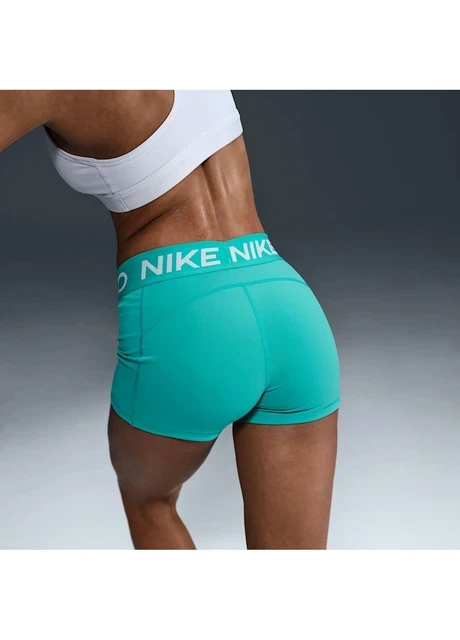 Шорти жіночі Nike Pro Womens Boy Cut Short Turquoise (CZ9857-345) — фото 4