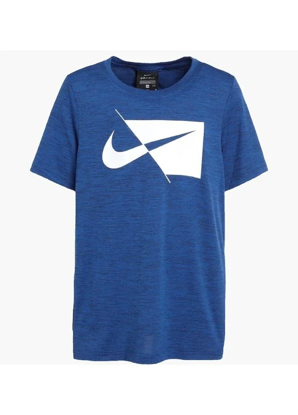Футболка дитяча Nike Dri-Fit Hbr Ss Top Blue (DA0282-492) — фото 1