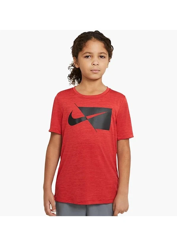 Футболка дитяча Nike Dri-Fit Hbr Ss Top Red (DA0282-657) — фото 1
