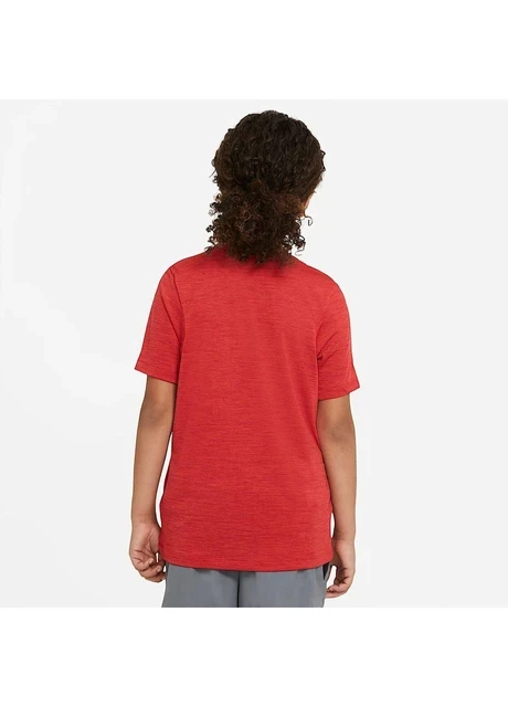 Футболка дитяча Nike Dri-Fit Hbr Ss Top Red (DA0282-657) — фото 4