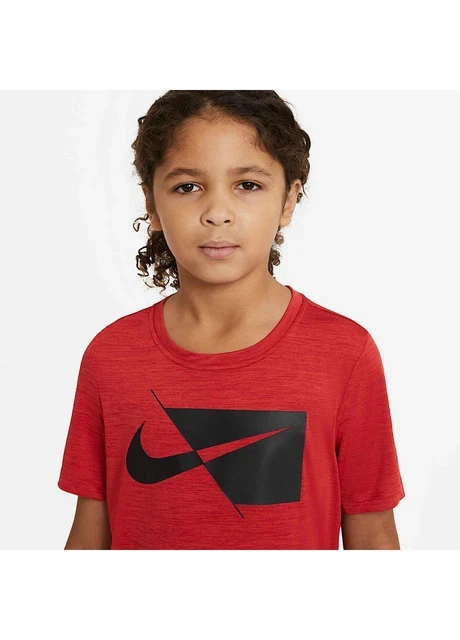 Футболка дитяча Nike Dri-Fit Hbr Ss Top Red (DA0282-657) — фото 5