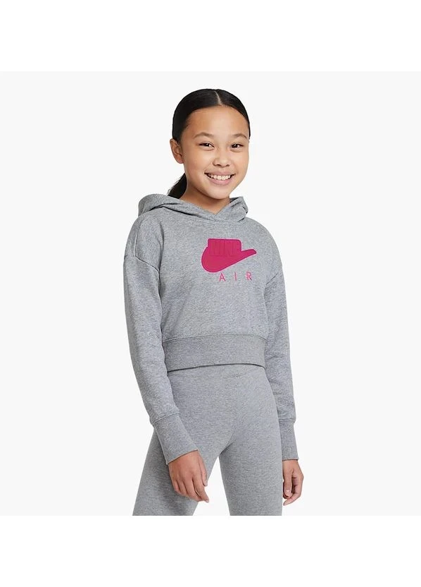 Светр підлітковий Nike G Nsw Air Ft Crop Hoodie Hbr (DA1173-091) — фото 1