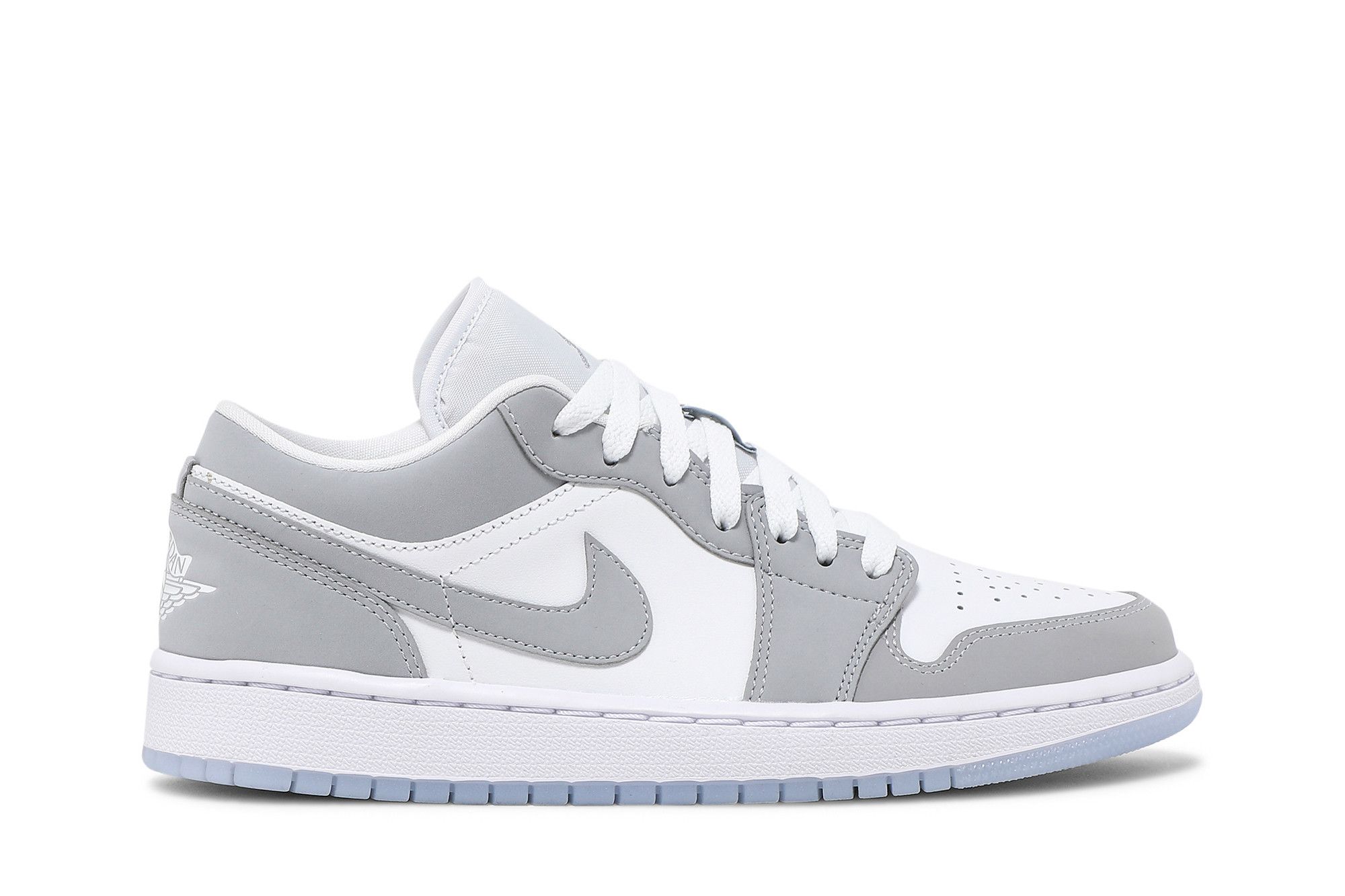 Кросівки жіночі Nike Wmns Air Jordan 1 Low 'White Wolf Grey' 2024 — фото 1