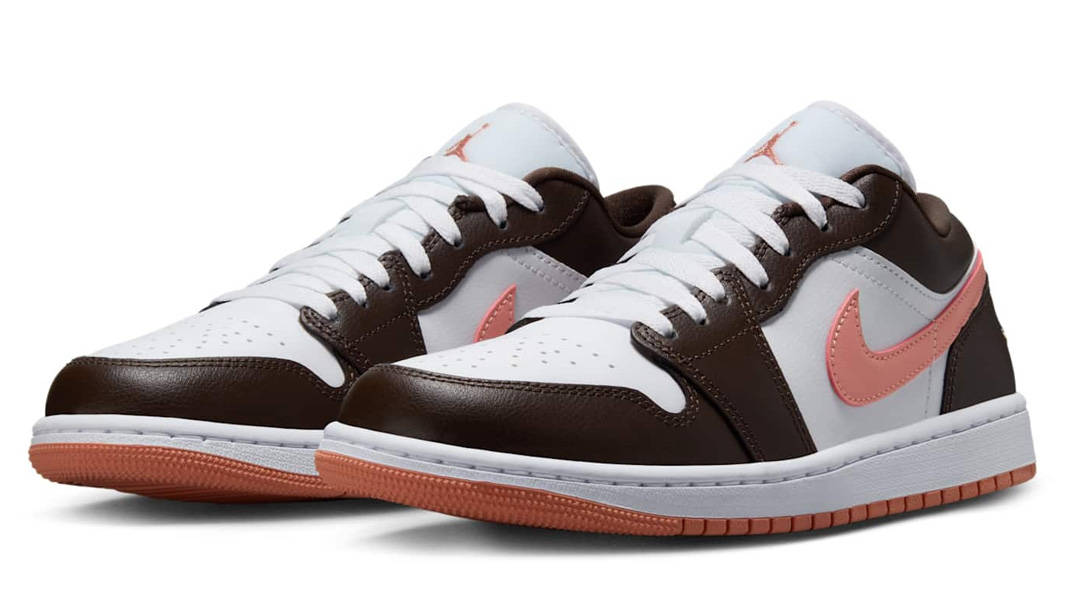 Кросівки жіночі Air Jordan 1 Low 'Brown/Pink' — фото 3