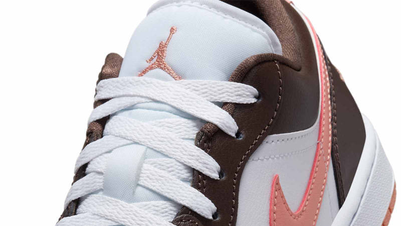 Кросівки жіночі Air Jordan 1 Low 'Brown/Pink' — фото 7