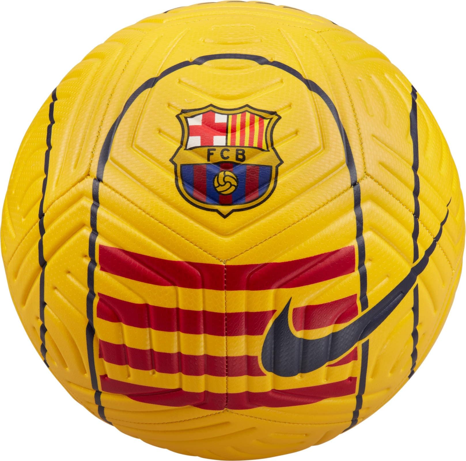 Футбольний м'яч Nike Fcb Strike Yellow (DC2419-728) — фото 3