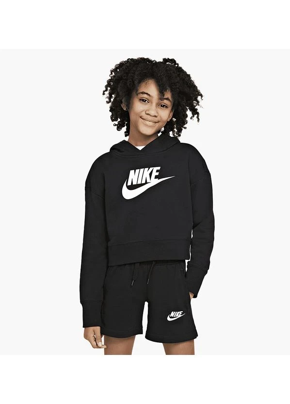 Светр дитячий Nike G Nsw Club Ft Crop Hoodie Hbr (DC7210-010) — фото 1