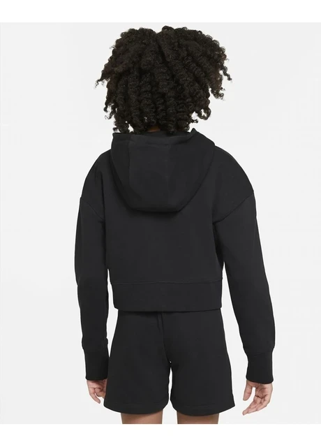 Светр дитячий Nike G Nsw Club Ft Crop Hoodie Hbr (DC7210-010) — фото 5