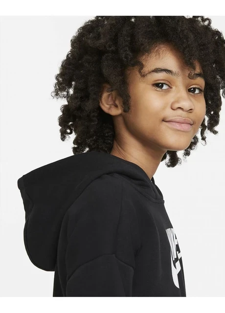 Светр дитячий Nike G Nsw Club Ft Crop Hoodie Hbr (DC7210-010) — фото 6