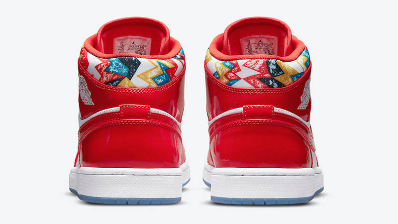 Кросівки чоловічі Jordan 1 Mid Se White/Red (DC7294-600) — фото 5