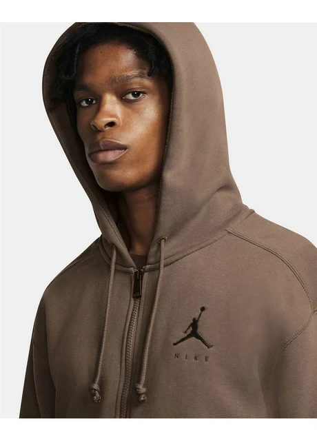 Кофта чоловіча Nike Air Jordan Jumpman Full Zip Fleece Hoodie (DC9606-256) — фото 6