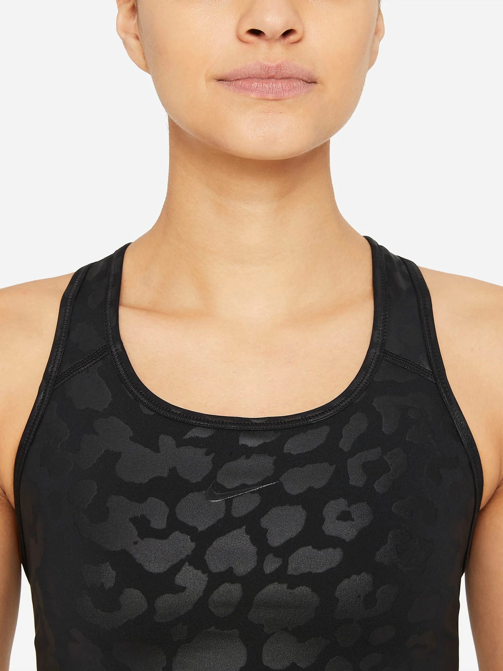 Спортивний топ жіночий Nike Np Df Swsh Lepard Shine Bra (DD1117-010) — фото 5