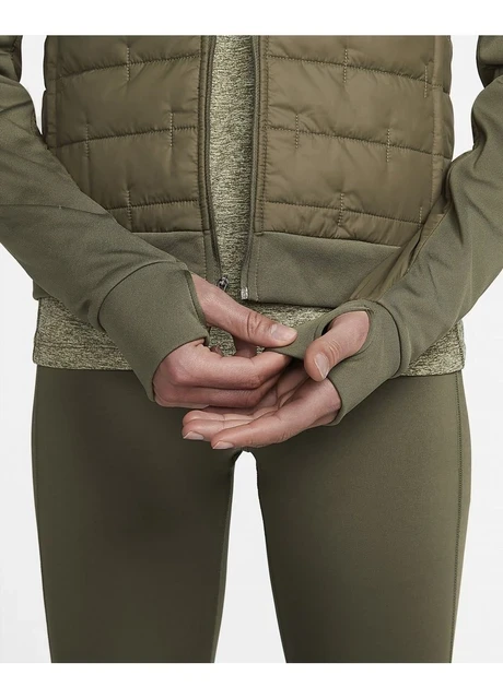 Куртка жіноча Nike Therma-Fit Synthetic Fill Jacket Olive (DD6061-222) — фото 7