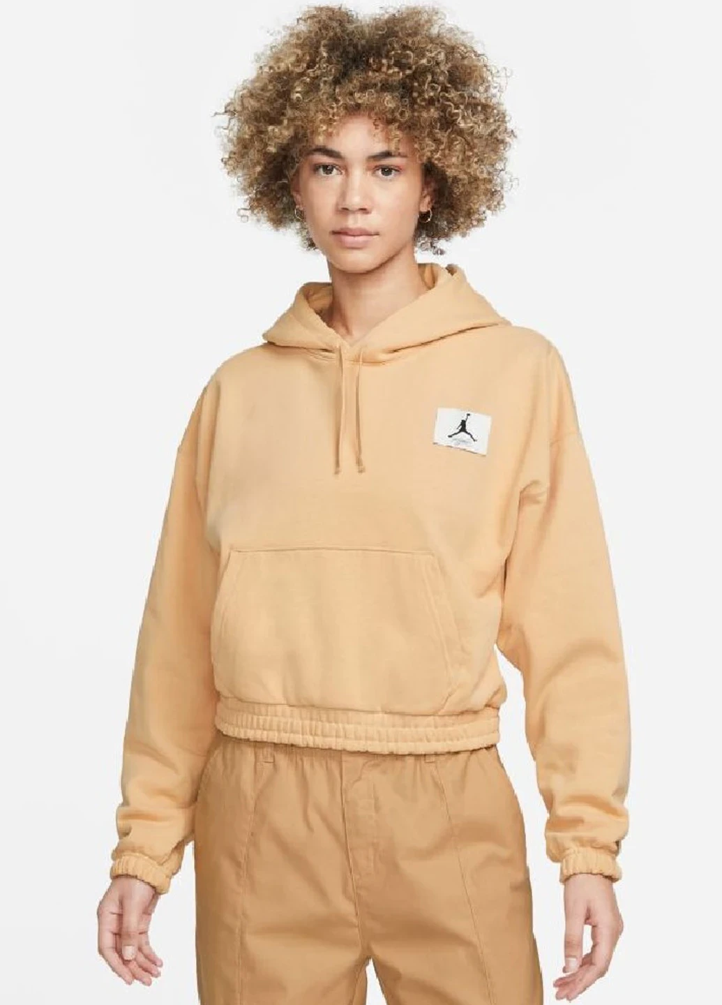Кофта жіночі Jordan Air Essentials Fleece Hoodie Beige (DD6998-268) — фото 1