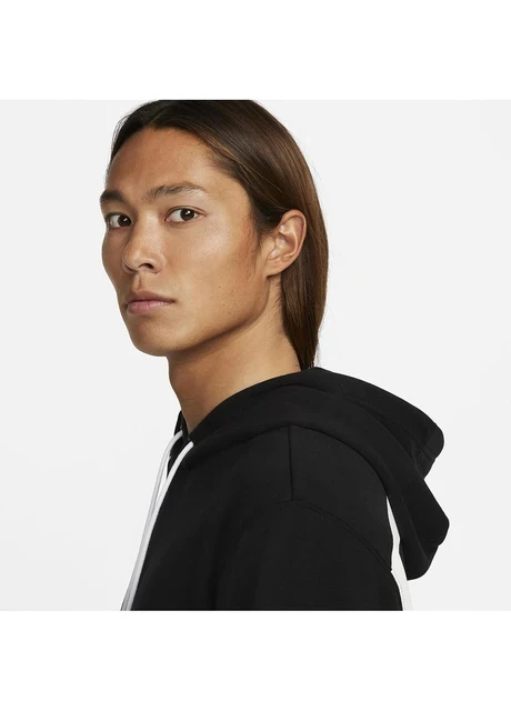 Худі Nike чорний білий свуш на грудях — фото 6