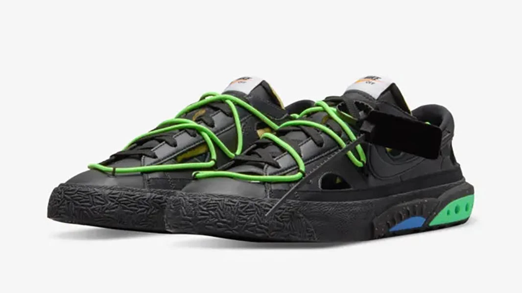 Кросівки Nike Blazer Low ’77 “Black” x Off-White — фото 3