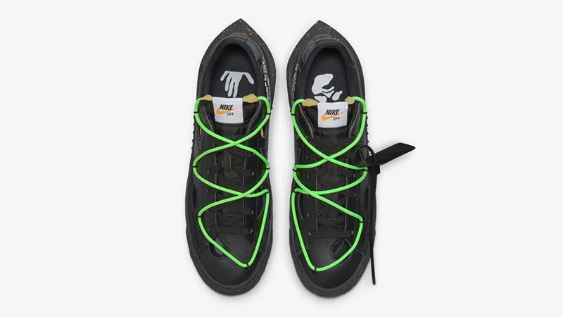 Кросівки Nike Blazer Low ’77 “Black” x Off-White — фото 4